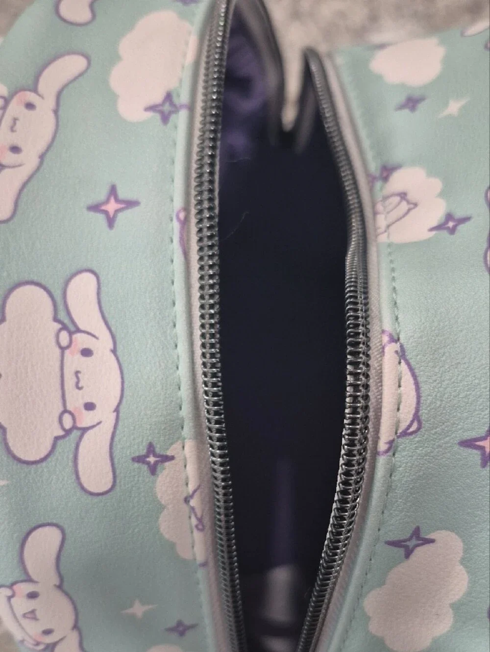 Loungefly Cinnamoroll Kids Mini Backpack - Mint with Purple and White
